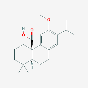 molecular formula C21H30O3 B1253890 O-methylpisiferic acid 