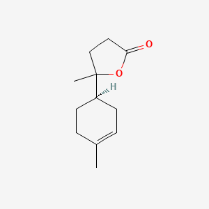 molecular formula C12H18O2 B12539073 2(3H)-Furanone, dihydro-5-methyl-5-[(1R)-4-methyl-3-cyclohexen-1-yl]- CAS No. 660842-77-3