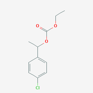 molecular formula C11H13ClO3 B12539087 Carbonic acid, 1-(4-chlorophenyl)ethyl ethyl ester CAS No. 697289-21-7