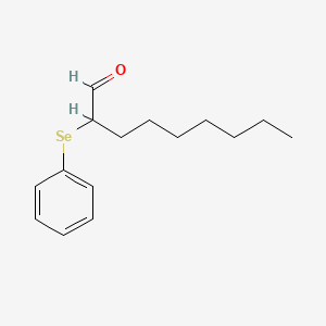 molecular formula C15H22OSe B12539129 Nonanal, 2-(phenylseleno)- CAS No. 741719-87-9