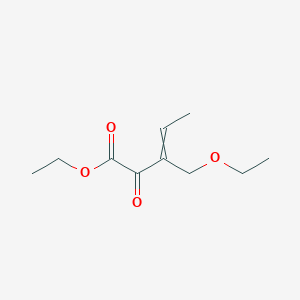 molecular formula C10H16O4 B12539159 Ethyl 3-(ethoxymethyl)-2-oxopent-3-enoate CAS No. 820977-04-6