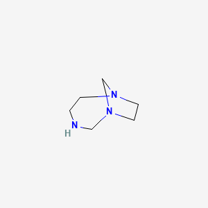 molecular formula C6H13N3 B12539219 1,3,6-Triazabicyclo[4.2.1]nonane CAS No. 736179-85-4
