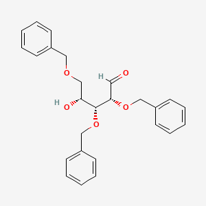 molecular formula C26H28O5 B1253925 2,3,5-Tri-O-benzyl-D-ribose CAS No. 54623-25-5