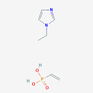 molecular formula C7H13N2O3P B12539308 Ethenylphosphonic acid;1-ethylimidazole CAS No. 820208-12-6