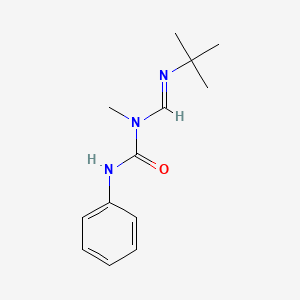 molecular formula C13H19N3O B12539398 N'-tert-Butyl-N-methyl-N-(phenylcarbamoyl)methanimidamide CAS No. 652154-50-2