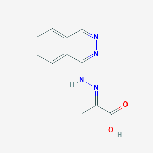 molecular formula C11H10N4O2 B125394 Hydralazine pyruvic acid hydrazone CAS No. 67536-13-4