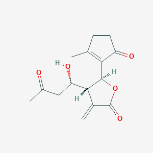 molecular formula C15H18O5 B1253940 Arteludovicinolide A 