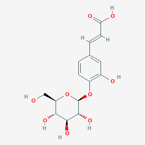 molecular formula C15H18O9 B1253959 Linocaffein 