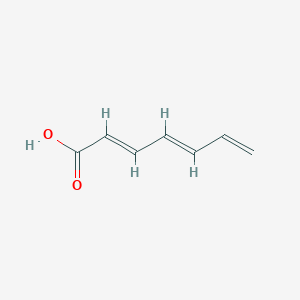 molecular formula C7H8O2 B1253961 trans,trans-Hepta-2,4,6-trienoic acid 
