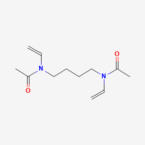 molecular formula C12H20N2O2 B12539688 Acetamide, N,N'-1,4-butanediylbis[N-ethenyl- CAS No. 142630-13-5