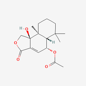 molecular formula C17H24O5 B1253970 Cinnamosmolide CAS No. 23599-46-4