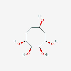 molecular formula C8H16O5 B12539729 1,2,3,4,6-Cyclooctanepentol, (1S,2R,3R,4S,6R)- CAS No. 801260-44-6