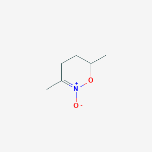 molecular formula C6H11NO2 B12539741 3,6-Dimethyl-2-oxo-5,6-dihydro-4H-1,2lambda~5~-oxazine CAS No. 679003-15-7