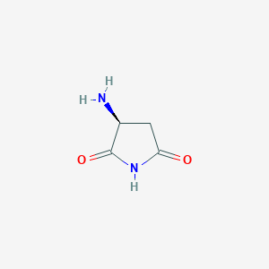 molecular formula C4H6N2O2 B1253976 (S)-Aspartimide CAS No. 73537-92-5