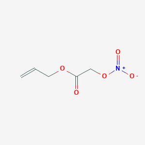 molecular formula C5H7NO5 B12539812 Prop-2-en-1-yl (nitrooxy)acetate CAS No. 143522-17-2