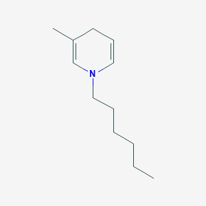 molecular formula C12H21N B12539830 1-Hexyl-3-methyl-1,4-dihydropyridine CAS No. 866917-75-1