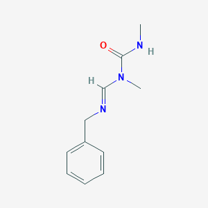 molecular formula C11H15N3O B12539838 Urea, N,N'-dimethyl-N-[[(phenylmethyl)imino]methyl]- CAS No. 652154-38-6