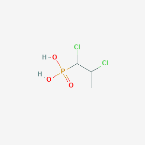 molecular formula C3H7Cl2O3P B12539870 (1,2-Dichloropropyl)phosphonic acid CAS No. 143247-74-9