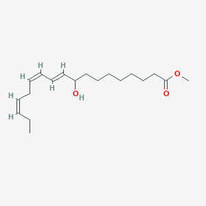 molecular formula C19H32O3 B1254004 (10E,12Z,15Z)-9-Hydroxy-10,12,15-octadecatrienoic acid methyl ester 