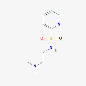 molecular formula C9H15N3O2S B12540048 N-[2-(Dimethylamino)ethyl]-2-pyridinesulfonamide CAS No. 864684-88-8