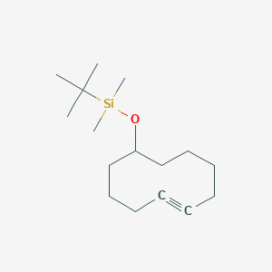 molecular formula C16H30OSi B12540056 tert-Butyl[(cyclodec-5-yn-1-yl)oxy]dimethylsilane CAS No. 675126-53-1