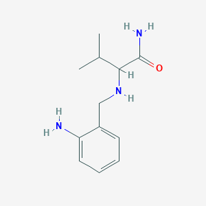 molecular formula C12H19N3O B12540097 N~2~-[(2-Aminophenyl)methyl]valinamide CAS No. 832676-80-9