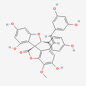 molecular formula C30H22O10 B1254010 yuccaol E 