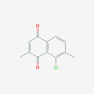 molecular formula C12H9ClO2 B1254014 8-Chlorochimaphilin 