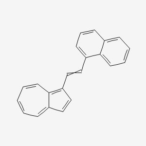 molecular formula C22H16 B12540148 1-[2-(Naphthalen-1-yl)ethenyl]azulene CAS No. 652142-05-7