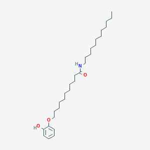 molecular formula C29H51NO3 B12540162 N-Dodecyl-11-(2-hydroxyphenoxy)undecanamide CAS No. 798557-93-4