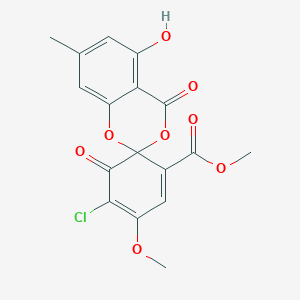 molecular formula C17H13ClO8 B1254024 Maldoxin 