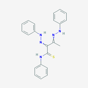 molecular formula C22H21N5S B12540254 N-Phenyl-2,3-bis(2-phenylhydrazinylidene)butanethioamide CAS No. 652329-09-4