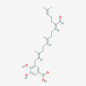 molecular formula C27H36O5 B1254026 Arieianal 