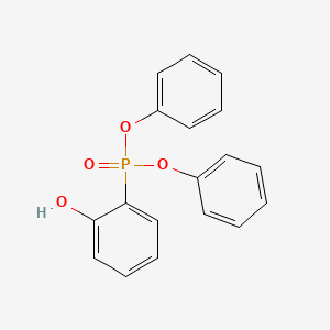 molecular formula C18H15O4P B12540386 2-(Diphenoxyphosphinyl)phenol CAS No. 676565-74-5