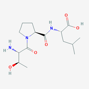 molecular formula C15H27N3O5 B12540458 Thr-Pro-Leu 