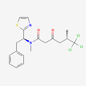 molecular formula C19H21Cl3N2O2S B1254048 4-O-Demethylbarbamide 