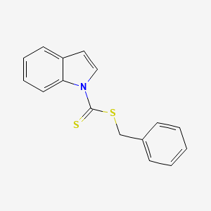 molecular formula C16H13NS2 B12540554 Benzyl 1H-indole-1-carbodithioate CAS No. 820220-73-3