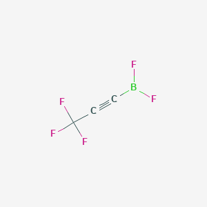 molecular formula C3BF5 B12540664 Difluoro(3,3,3-trifluoroprop-1-yn-1-yl)borane CAS No. 663152-72-5