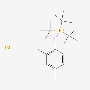 molecular formula C20H36IPPd B12540739 Palladium;tritert-butyl-(2,4-dimethylphenyl)iodanuidylphosphanium CAS No. 668488-21-9