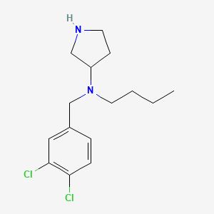 molecular formula C15H22Cl2N2 B12540796 N-Butyl-N-[(3,4-dichlorophenyl)methyl]pyrrolidin-3-amine CAS No. 820984-57-4