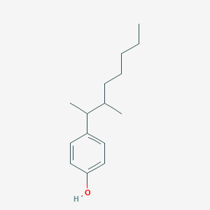 molecular formula C15H24O B12540848 4-(3-Methyloctan-2-YL)phenol CAS No. 142731-58-6