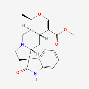 molecular formula C21H24N2O4 B1254085 (-)-Mitraphyllin 