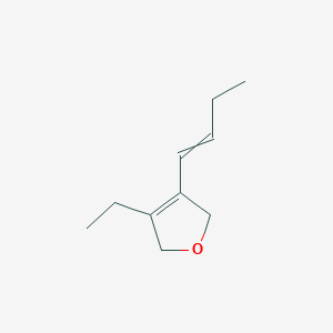 molecular formula C10H16O B12540919 3-(But-1-en-1-yl)-4-ethyl-2,5-dihydrofuran CAS No. 795313-82-5