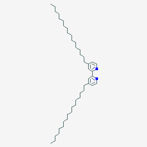 molecular formula C44H76N2 B1254103 4,4'-Diheptadecyl-2,2'-bipyridine CAS No. 86137-06-6