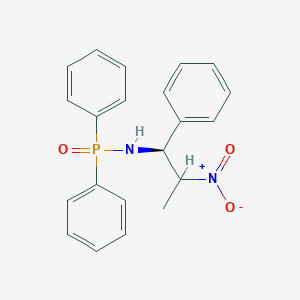 molecular formula C21H21N2O3P B12541045 Phosphinic amide, N-[(1S)-2-nitro-1-phenylpropyl]-P,P-diphenyl- CAS No. 669077-67-2