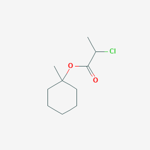molecular formula C10H17ClO2 B12541136 1-Methylcyclohexyl 2-chloropropanoate CAS No. 142909-04-4