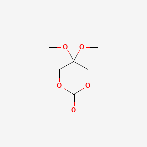 molecular formula C6H10O5 B12541155 5,5-Dimethoxy-1,3-dioxan-2-one CAS No. 869491-43-0
