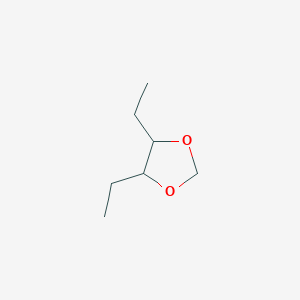 molecular formula C7H14O2 B12541275 4,5-Diethyl-1,3-dioxolane CAS No. 676610-04-1