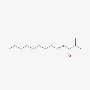 molecular formula C14H26O B12541484 Dodecenone, dimethyl- 