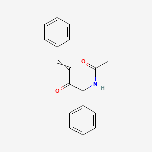 molecular formula C18H17NO2 B12541493 N-(2-Oxo-1,4-diphenylbut-3-en-1-yl)acetamide CAS No. 655242-08-3